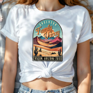 Camiseta Viagem de Família no Deserto Retrô ID1134