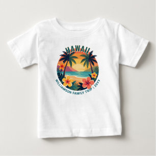 Camiseta Viagem de Família Personalizada de Férias Tropicai