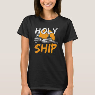 Camiseta Viagem de Férias de Cruzeiro da Família Holy Ship