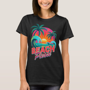 Camiseta Viagem de férias de cruzeiro na praia vintage fora