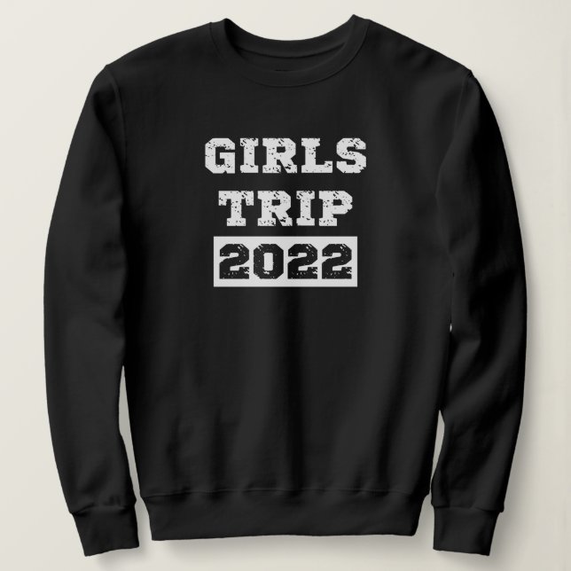 Camiseta Viagem de férias de fim de semana das meninas 2022 (Frente do Design)