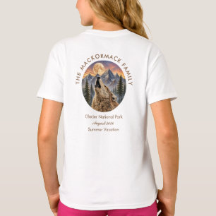 Camiseta Viagem de férias de reunião familiar pôr do sol do