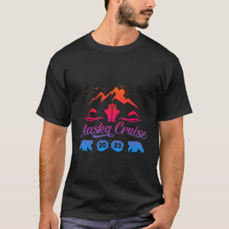 Camiseta Viagem de Férias de Verão da Família Alaska Cruise