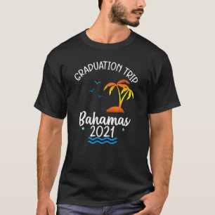 Camiseta Viagem de férias de Verão das Bahamas