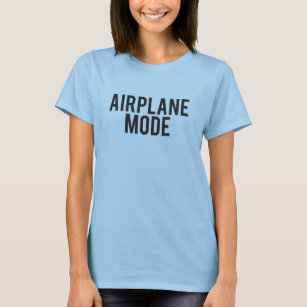 Camiseta Viagem de Férias do Modo do Avião - Cuta de Aventu