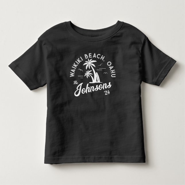 Camiseta Viagem de Férias Familiares Personalizadas de Summ (Frente)