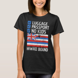 Camiseta Viagem De Férias Havaianas Para Homens Do Havaí