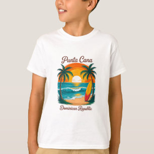 Camiseta Viagem de Férias para o Pôr do Sol na Praia Punta