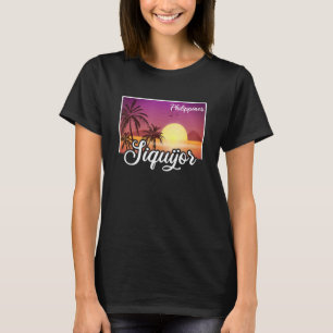 Camiseta Viagem de férias pelas Filipinas vintage Ásia Siqu
