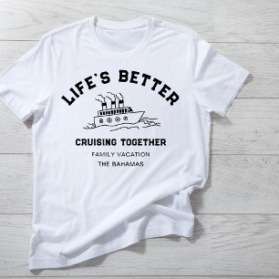 Camiseta Viagem de Férias Personalizada Cruzeiro de Família