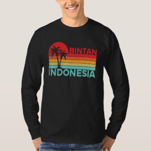 Camiseta Viagem de férias vintage Indonésia Ásia Bintan 2