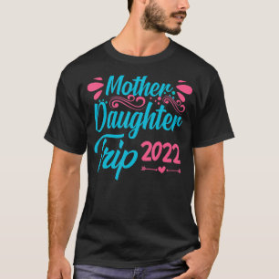 Camiseta Viagem de Filha Mãe 2022 Festival de Verão Água