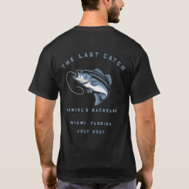 Camiseta Viagem de Fim de Semana com Tema de Pesca Despedid