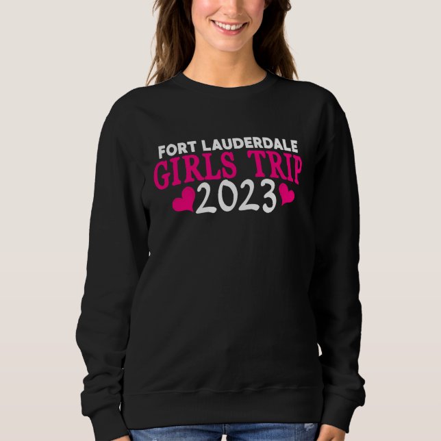 Camiseta Viagem de Garotas de Fort Lauderdale 2023 Parte de (Frente)