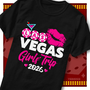 Camiseta Viagem de Garotas de Las Vegas 2026 Festa no Cassi
