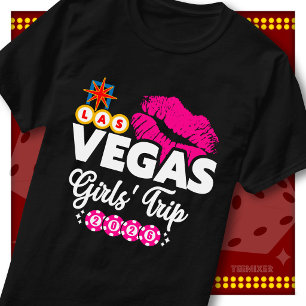 Camiseta Viagem de Garotas de Las Vegas 2026 Viagem das Mel