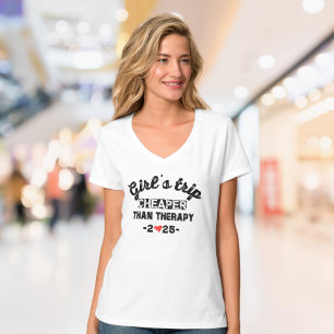 Camiseta Viagem de Garotas Mais Barata que Terapia