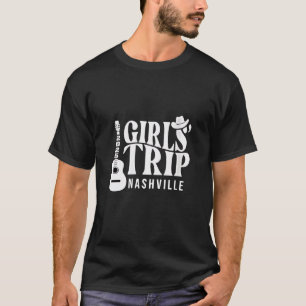 Camiseta Viagem de Garotas Nashville 2025 Férias Verão