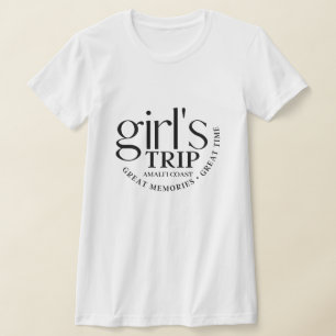 Camiseta Viagem de Garotas Personalizada Grandes Memórias G
