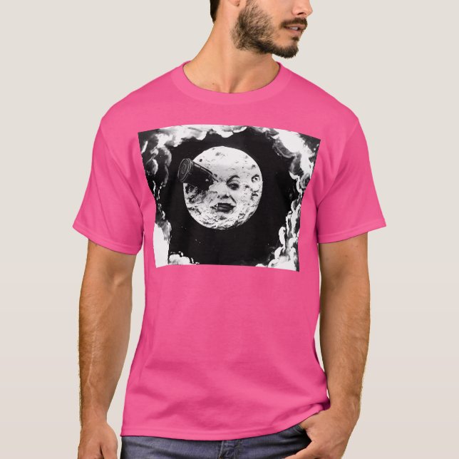 Camiseta Viagem De George Melies À Lua - Le Voyage Dans (Frente)