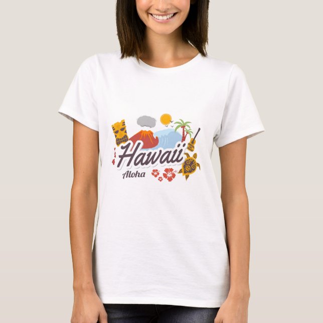 Camiseta Viagem de Havaí (Frente)