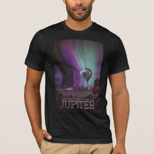 Camiseta Viagem de Júpiter por Auroras Pesadas do Balão de 