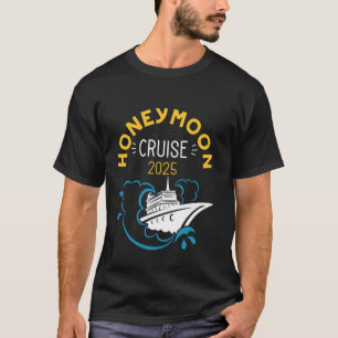 Camiseta Viagem de Lua de Mel para Casais Compatíveis 2025