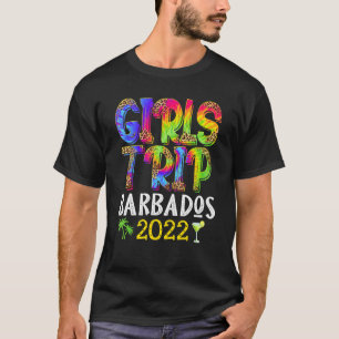 Camiseta Viagem de Menina Barbados 2022 Festa de Despedida 