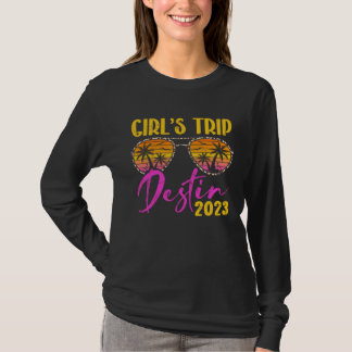 Camiseta Viagem de Menina Destin Flórida 2023 Correspondênc