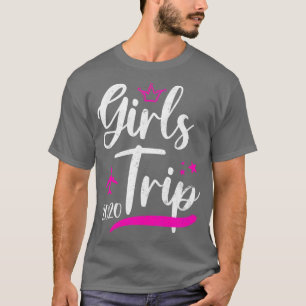 Camiseta Viagem de Meninas 2020 Férias no Fim de Semana