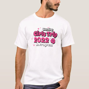 Camiseta Viagem De Meninas 2022 Em Curso Besties Correspond