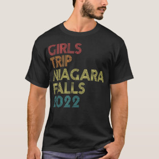 Camiseta Viagem de Meninas 2022 Niágara Cai Férias Correspo