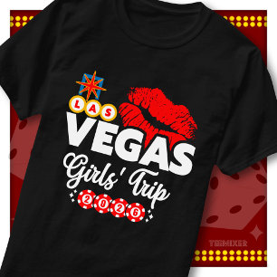 Camiseta Viagem de Meninas 2026 Las Vegas Viagem das Amigas