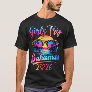 Camiseta Viagem de Meninas Bahamas 2026 Férias de Verão Com