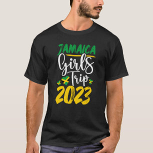 Camiseta Viagem de Meninas da Jamaica 2023 Férias Viagem Ja