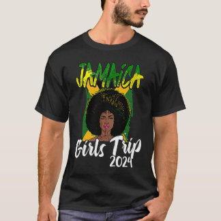 Camiseta Viagem de Meninas da Jamaica 2024 Festa de Despedi