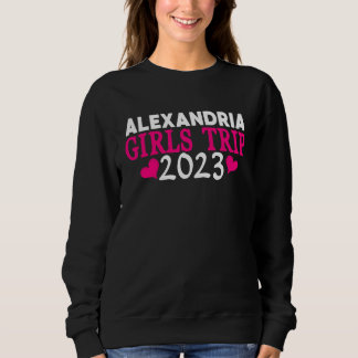 Camiseta Viagem de Meninas de Alexandria 2023 Festa de Desp
