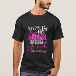 Camiseta Viagem de Meninas de Las Vegas 2024 Shirt Vegas Bi