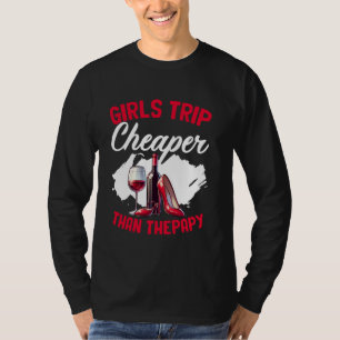 Camiseta Viagem de Meninas Engraçadas Despedida de Solteira