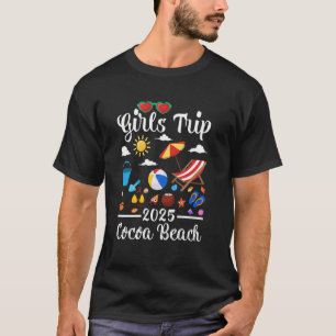 Camiseta Viagem de Meninas Férias de Verão 2025 Flórida Coc