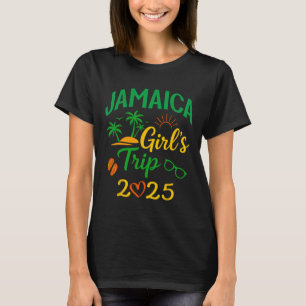 Camiseta Viagem de Meninas Jamaica 2025-Férias Caribenhas L