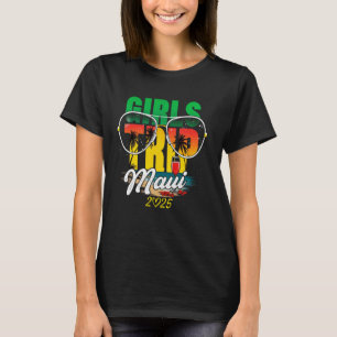 Camiseta Viagem de Meninas Maui Havaí Fim de Semana de Féri
