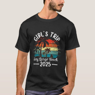 Camiseta Viagem de Meninas nas Férias de Verão 2025 Florida