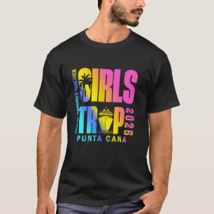Camiseta Viagem de Meninas Punta Cana Viagem de Férias em F