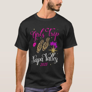 Camiseta Viagem de Meninas Vale do Napa 2025 Fim de Semana 