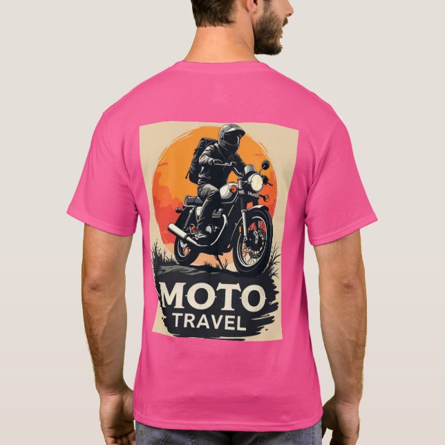 Camiseta Viagem de Moto (Verso)