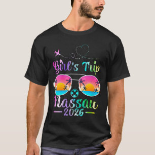 Camiseta Viagem de mulheres nas Bahamas Nassau praias mulhe