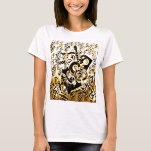 Camiseta Viagem De Música, Rochas Douradas_