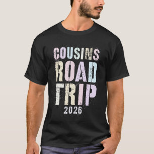 Camiseta Viagem de Parentes Antigos Família 2026 Férias Sur