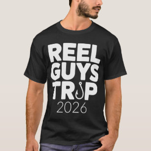 Camiseta Viagem de Pesca dos Rapazes da Bobina Retro 2026 P